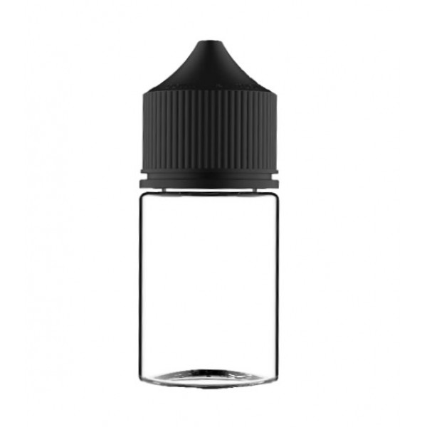 Chubby Gorilla 75ML Stubby PET Unicorn Leerflasche mit schwarzer Cap