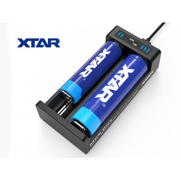 XTAR MC2 Plus Ladegerät mit USB-C Anschluss