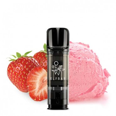 2x Elfbar ELFA CP Prefilled Pod - Strawberry Ice Cream 20mg