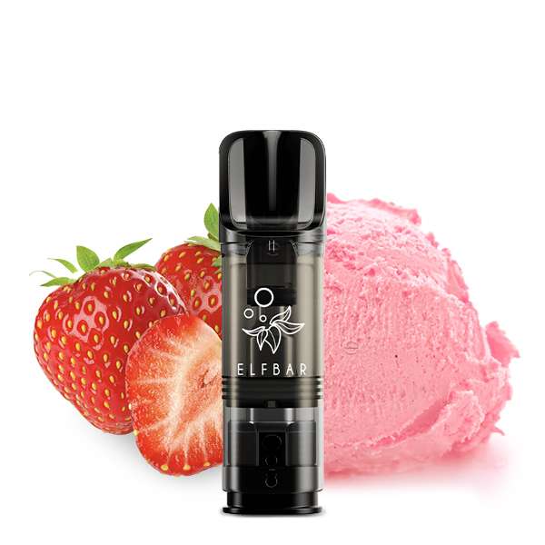 2x Elfbar ELFA CP Prefilled Pod - Strawberry Ice Cream 20mg
