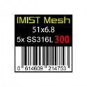 5x IMIST DL Prebuilt SS316 Mesh 300 Coil Wickeldraht