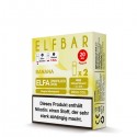 2x Elfbar ELFA CP Prefilled Pod - Banana 20mg