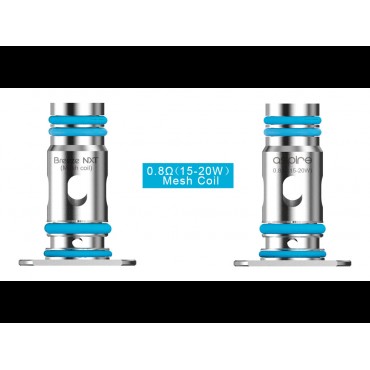 Aspire Breeze - NXT Mesh Heads 0,8 Ohm (3 Stück pro Packung)