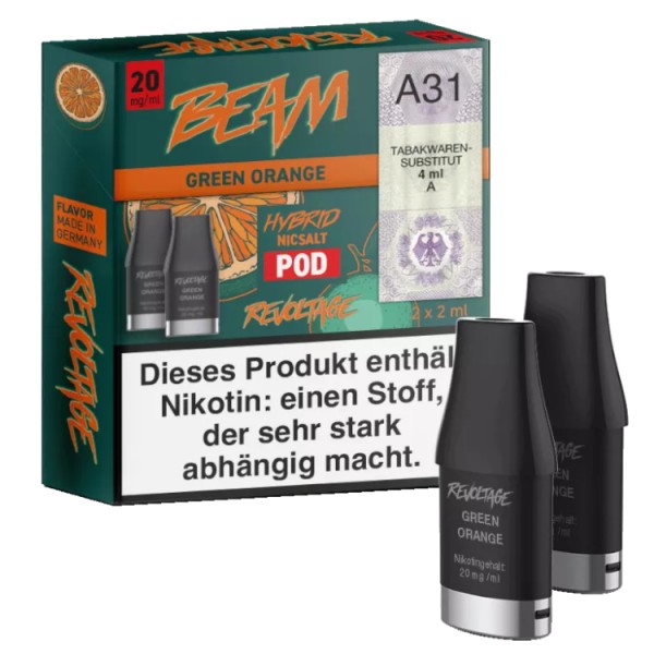 Revoltage - Beam Pod Green Orange (2Stück pro Packung)