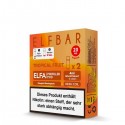 2x Elfbar ELFA CP Prefilled Pod - Tropical Fruit 20mg