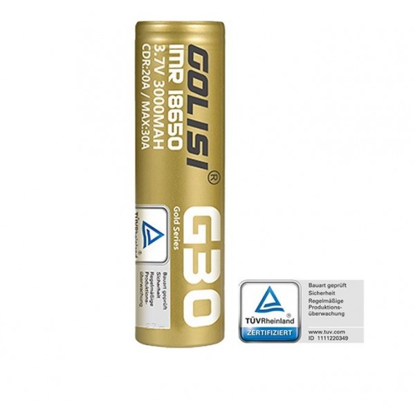 Golisi G30 18650 20A 3000mAh Akku