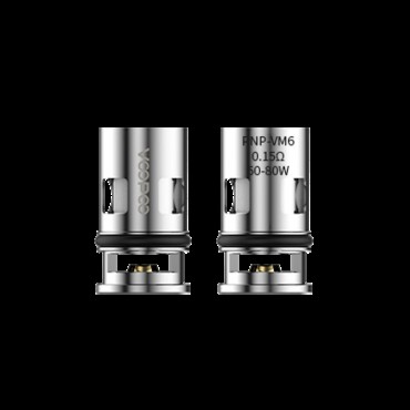 VooPoo PnP-VM6 Mesh 0,15 Ohm Heads (5 Stück)