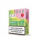 2x Elfbar ELFA CP Prefilled Pod - Apple Peach 20mg