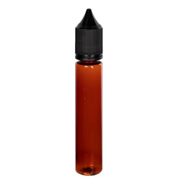 Chubby Gorilla 30ML PET Unicorn Leerflasche braun mit schwarzer Cap
