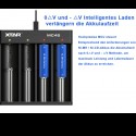 Xtar MC4S – kompaktes 4-Schacht Ladegerät für Li-Ion und Ni/MH Akkus