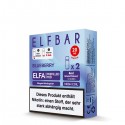 2x Elfbar ELFA CP Prefilled Pod - Blueberry 20mg